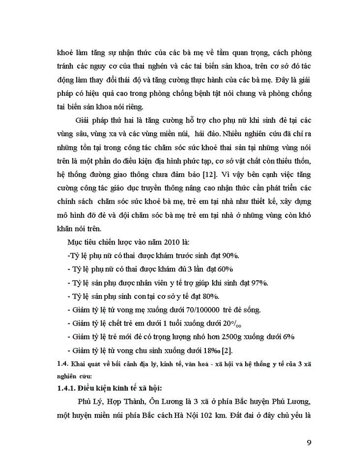 image for page Chăm sóc sức khỏe thai sản và trẻ sơ sinh