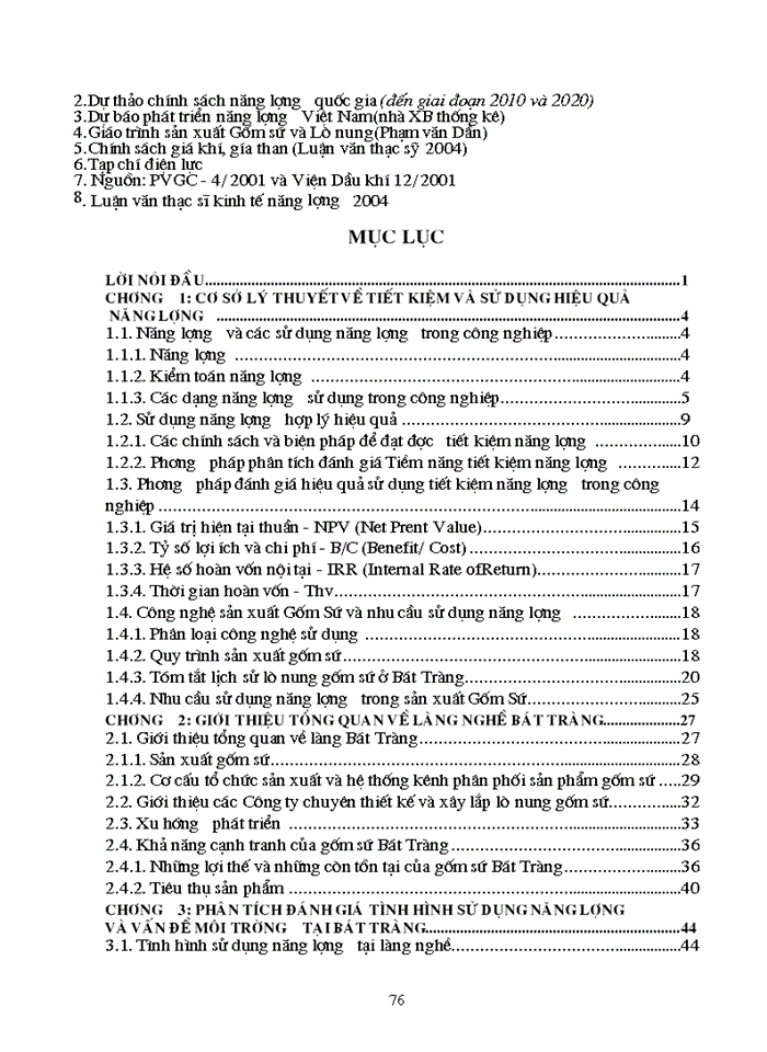 image for page Tiết kiệm năng lượng và nâng cao hiệu quả sử dụng lò gas nhằm tăng khả năng cạnh tranh gốm sứ trong