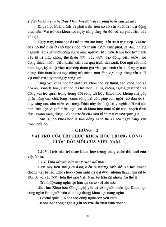 image for page Triết mác ý thức - vai trò của tri thức khoa học trong công cuộc đổi mới ở Việt Nam