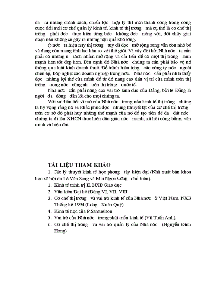 image for page Triết mác Vai trò kinh tế của Nhà nước trong nền kinh tế Kinh tế Thị trường định hướng Xã hội Chủ nghĩa ở nước ta hiện nay