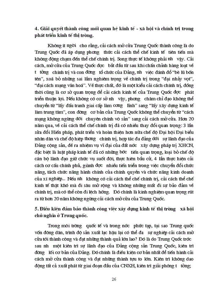 image for page Triết mác Những đặc trưng cơ bản của nền kinh tế Kinh tế Thị trường Xã hội Chủ nghĩa ở Trung Quốc hiện nay