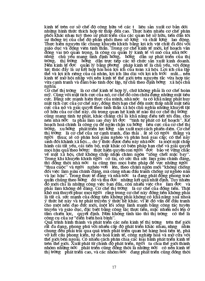 image for page Triết mác Lý thuyết của chủ nghĩa Mác - Lênin về Kinh tế Thị trường và sự vận dụng nó ở nước ta từ khi đổi mới tới nay