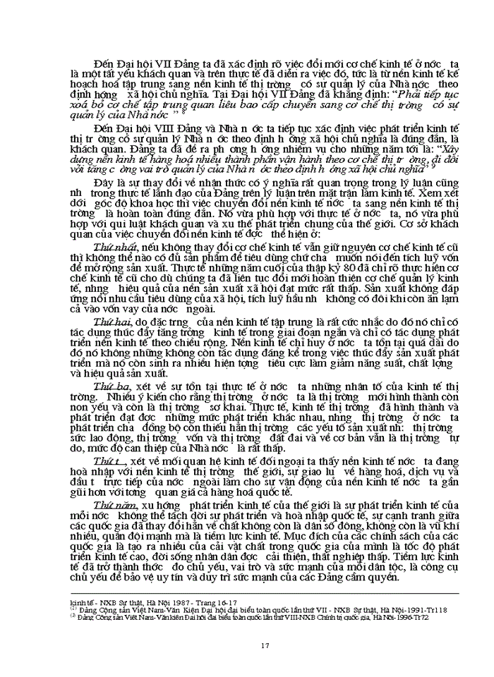 image for page Triết mác Lý luận về chủ nghĩa Mác - Lênin về Kinh tế Thị trường và sự vận dụng để Xây dựng nền Kinh tế Thị trường định hướng Xã hội Chủ nghĩa