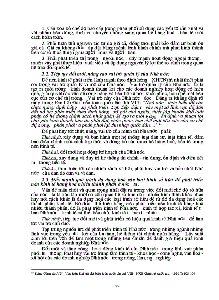 image for page Triết mác Lý luận về chủ nghĩa Mác - Lênin về Kinh tế Thị trường và sự vận dụng để Xây dựng nền Kinh tế Thị trường định hướng Xã hội Chủ nghĩa