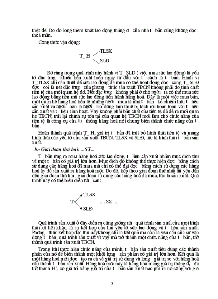 image for page Triết mác Quá trình tuần hoàn và chu chuyển tư Bản