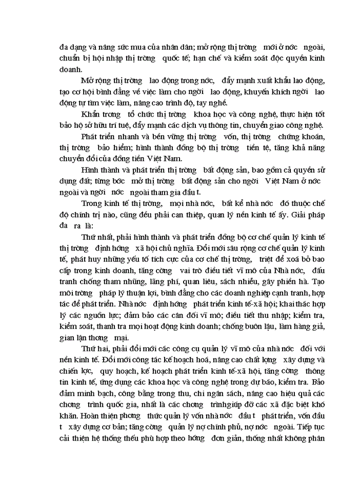 image for page Triết mác Quá trình hình thành và phát triển nền Kinh tế Thị trường theo định hướng Xã hội Chủ nghĩa ở Việt Nam