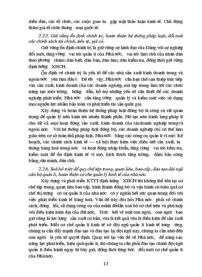 image for page Triết mác Một số vấn đề cơ bản về Kinh tế Thị trường định hướng Xã hội Chủ nghĩa ở Việt Nam