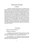 Triết mác Chiến tranh và hòa bình