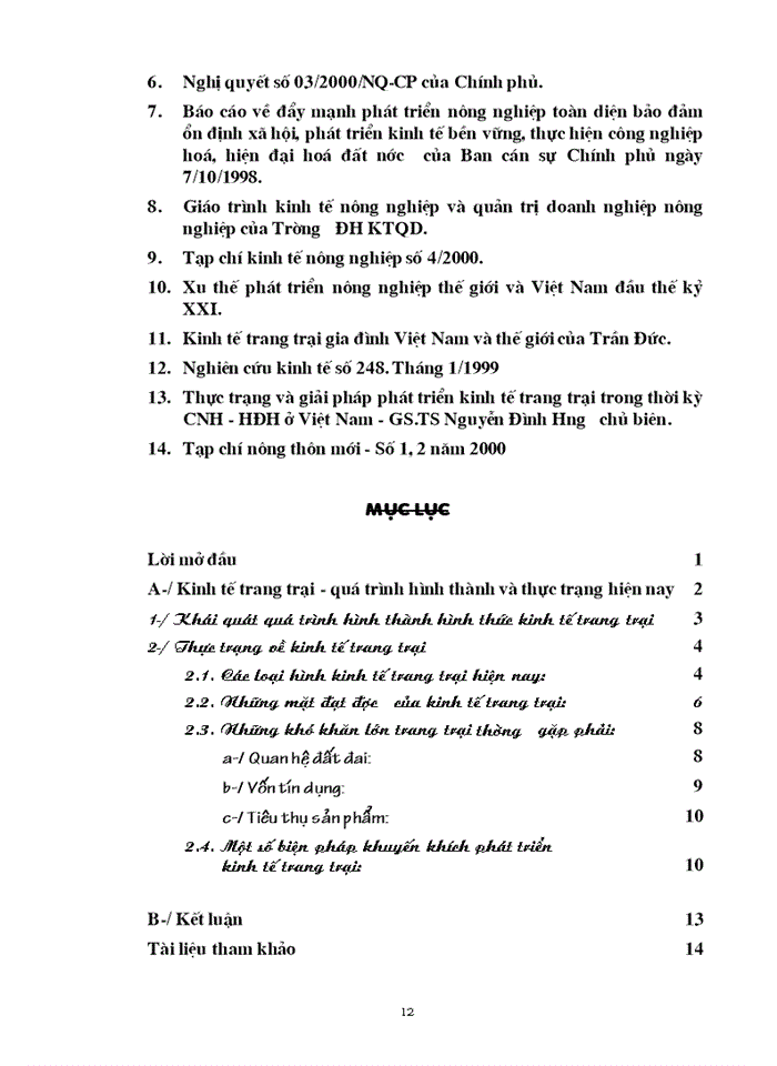 image for page Triết mác Kinh tế trang trại - quá trình hình thành và thực trạng hiện nay