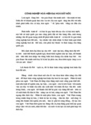 Triết mác Công nghiệp hóa - Hiện đại hóa đất nước