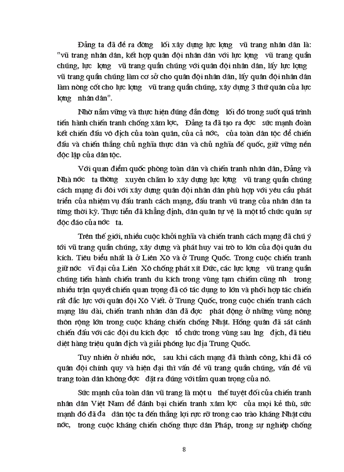 image for page Triết mác Vai trò của lực lượng dân quân tự vệ trong sự nghiệp cách mạng ở nước ta