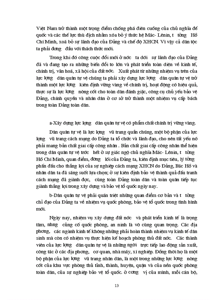 image for page Triết mác Vai trò của lực lượng dân quân tự vệ trong sự nghiệp cách mạng ở nước ta