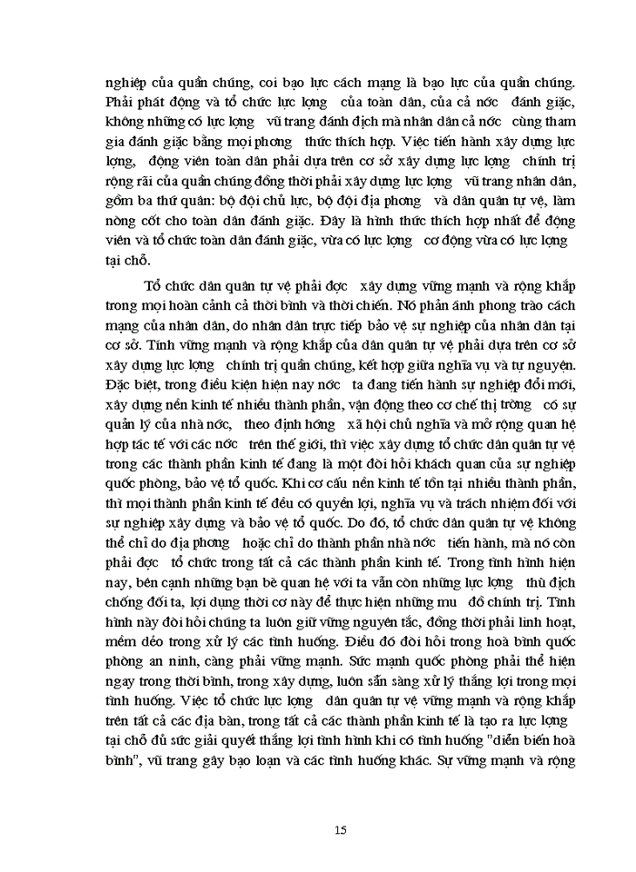 image for page Triết mác Vai trò của lực lượng dân quân tự vệ trong sự nghiệp cách mạng ở nước ta