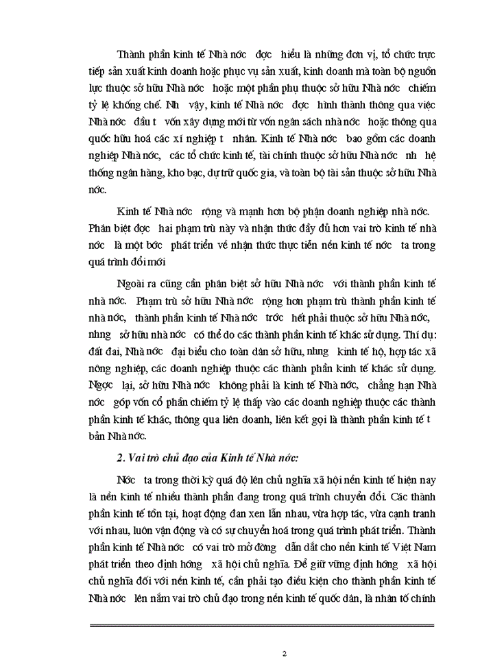 image for page Triết mác Vai trò chủ đạo của kinh tế Nhà nước trong nền Kinh tế Thị trường định hướng Xã hội Chủ nghĩa ở Việt Nam