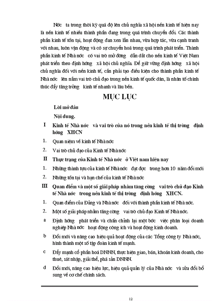 image for page Triết mác Vai trò chủ đạo của kinh tế Nhà nước trong nền Kinh tế Thị trường định hướng Xã hội Chủ nghĩa ở Việt Nam