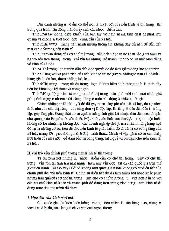 image for page Triết mác Vai trò của chính phủ trong điều tiết vĩ mô nền kinh tế