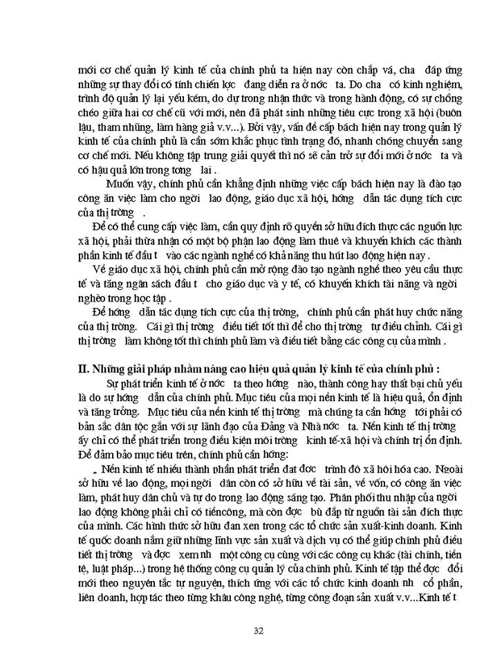 image for page Triết mác Vai trò của chính phủ trong điều tiết vĩ mô nền kinh tế