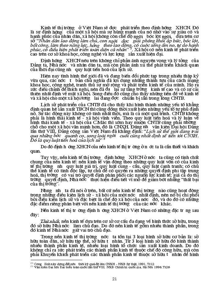 image for page Triết mác Lý luận về chủ nghĩa Mác - Lênin về Kinh tế Thị trường và sự vận dụng của nó ở Việt Nam để Xây dựng Kinh tế Thị trường định hướng Xã hội Chủ nghĩa
