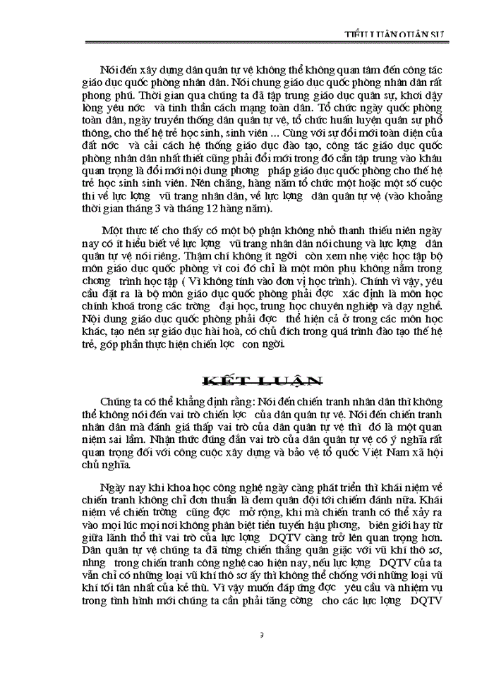 image for page Quân sự Phương hướng Xây dựng lực lượng dân quân tự vệ trong giai đoạn hiện nay