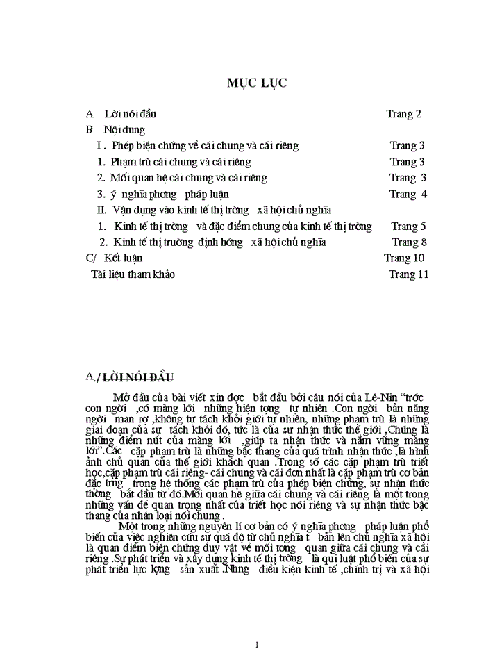 image for page Triết mác Phân tích mối quan hệ biện chứng giữa cái chung và cái riêng để vận dụng vào thực tiễn Xây dựng nền Kinh tế Thị trường định hướng Xã hội Chủ nghĩa