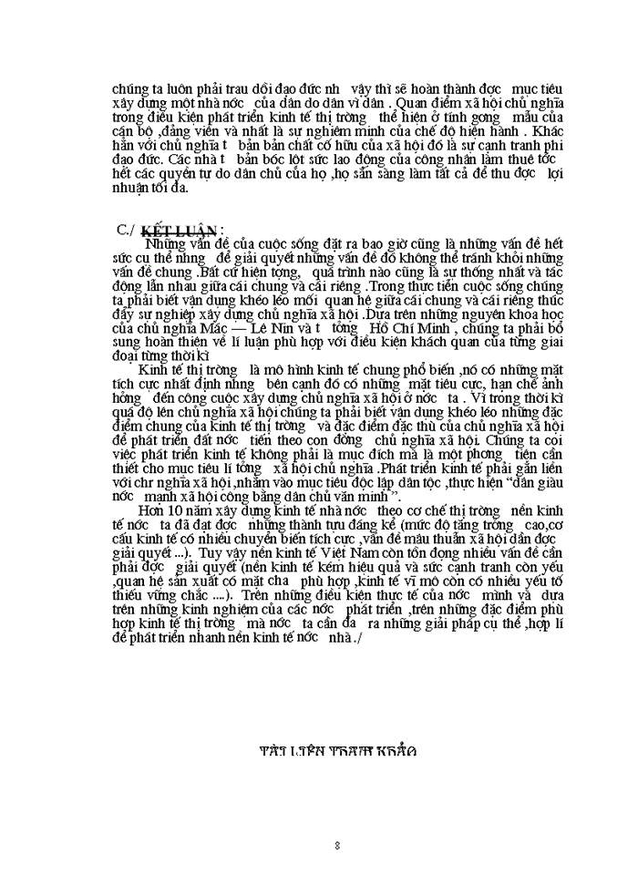 image for page Triết mác Phân tích mối quan hệ biện chứng giữa cái chung và cái riêng để vận dụng vào thực tiễn Xây dựng nền Kinh tế Thị trường định hướng Xã hội Chủ nghĩa