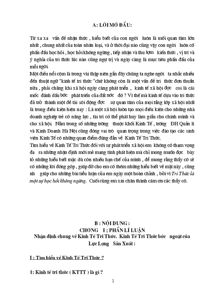 image for page Triết mác Kinh tế tri thức đối với sự phát triển kinh tế Xã hội