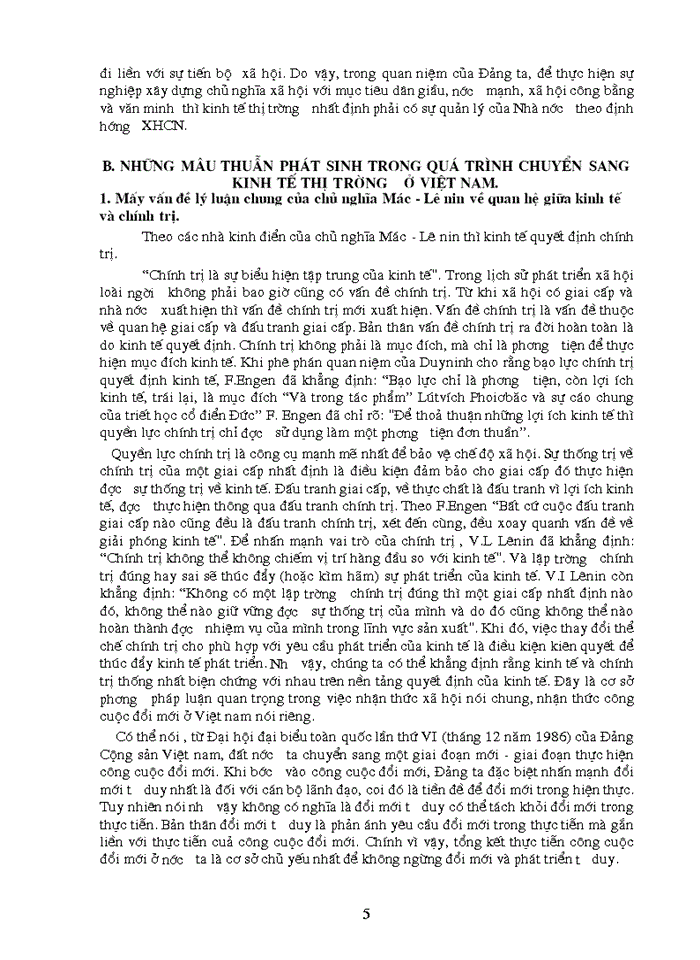 image for page Triết mác Phép biện chứng về mâu thuẫn và vận dụng phân tích mâu thuẫn biện chứng trong Xây dựng Kinh tế Thị trường định hướng Xã hội Chủ nghĩa