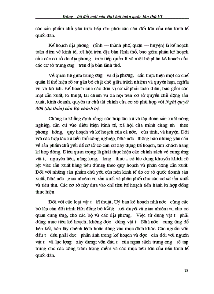 image for page Đường lối đảng Đường lối đổi mới của Đại hội toàn quốc lần thứ VI