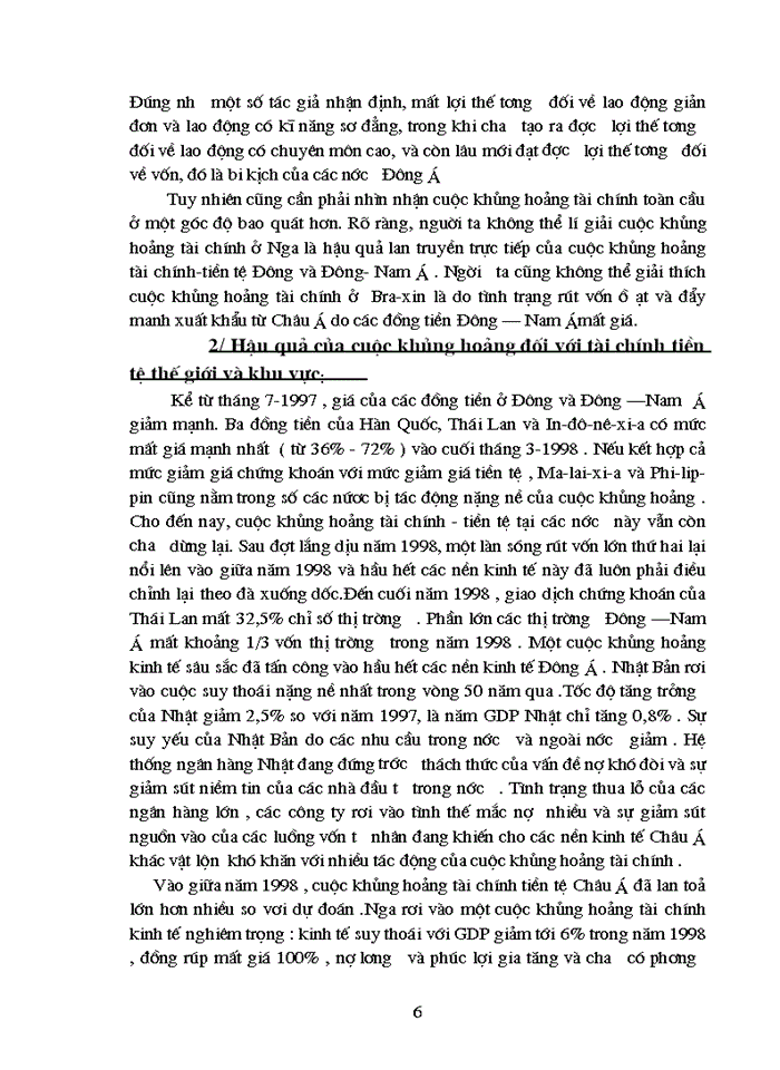 image for page Triết mác Vận dụng cặp phạm trù nguyên nhân - kết quả để phân tích cuộc khủng hoảng kinh tế châu Á 1997