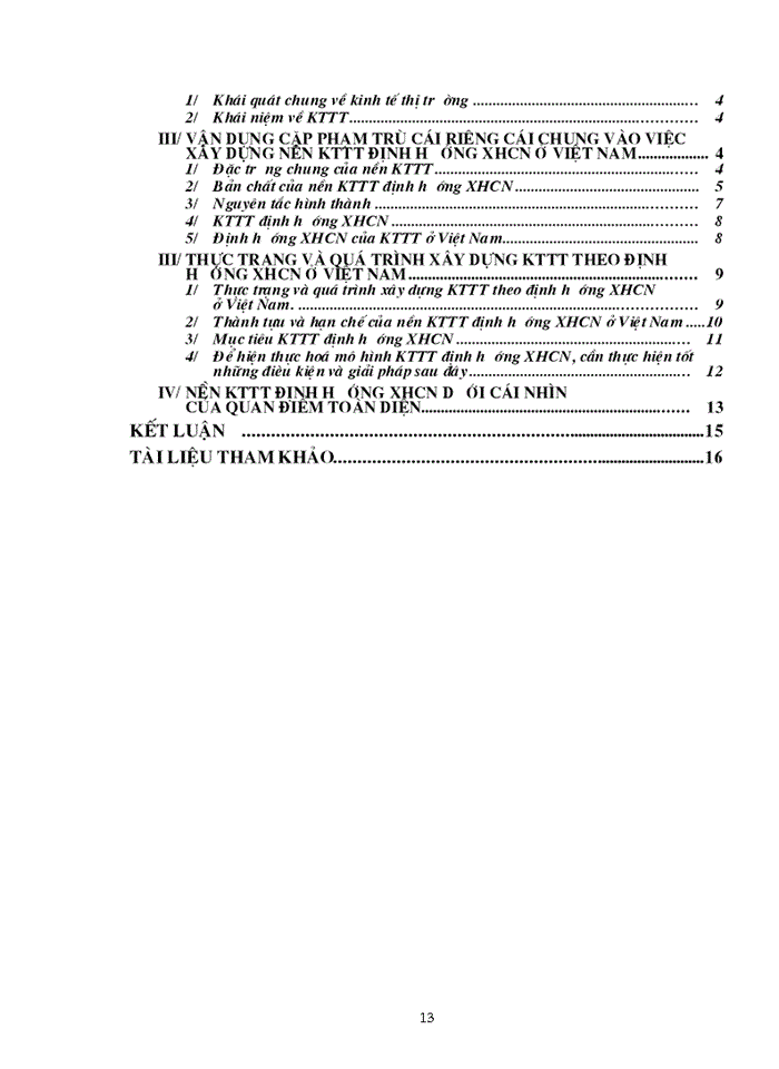 image for page Triết mác Vận dụng cặp phạm trù cái riêng cái chung vào việc Xây dựng nền Kinh tế Thị trường định hướng Xã hội Chủ nghĩa ở Việt Nam