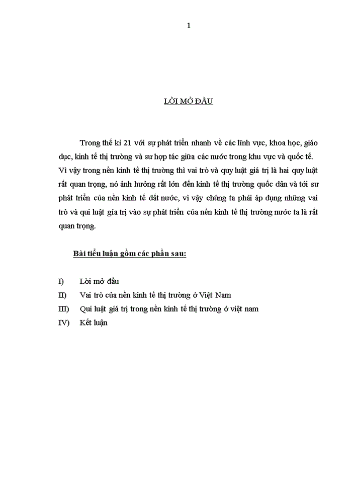 image for page Triết mác Quy luật giá trị và vai trò của nền Kinh tế Thị trường ở Việt Nam