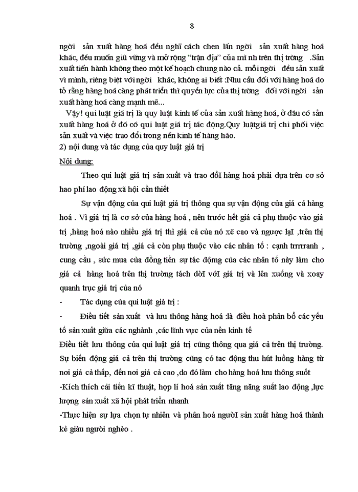 image for page Triết mác Quy luật giá trị và vai trò của nền Kinh tế Thị trường ở Việt Nam