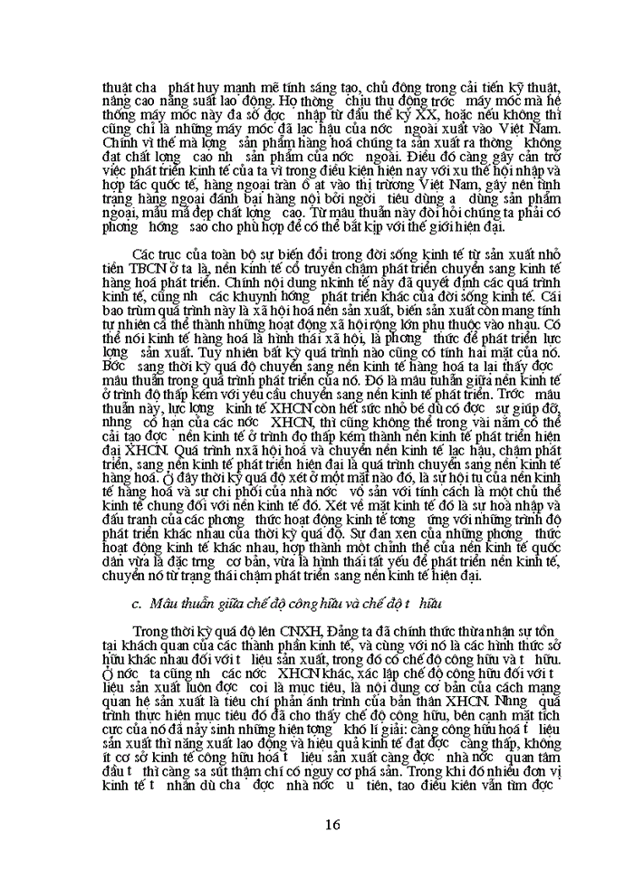 image for page Triết mác Quy luật mâu thuẫn vận dụng vào phân tích công cuộc đổi mới ở nước ta hiện nay