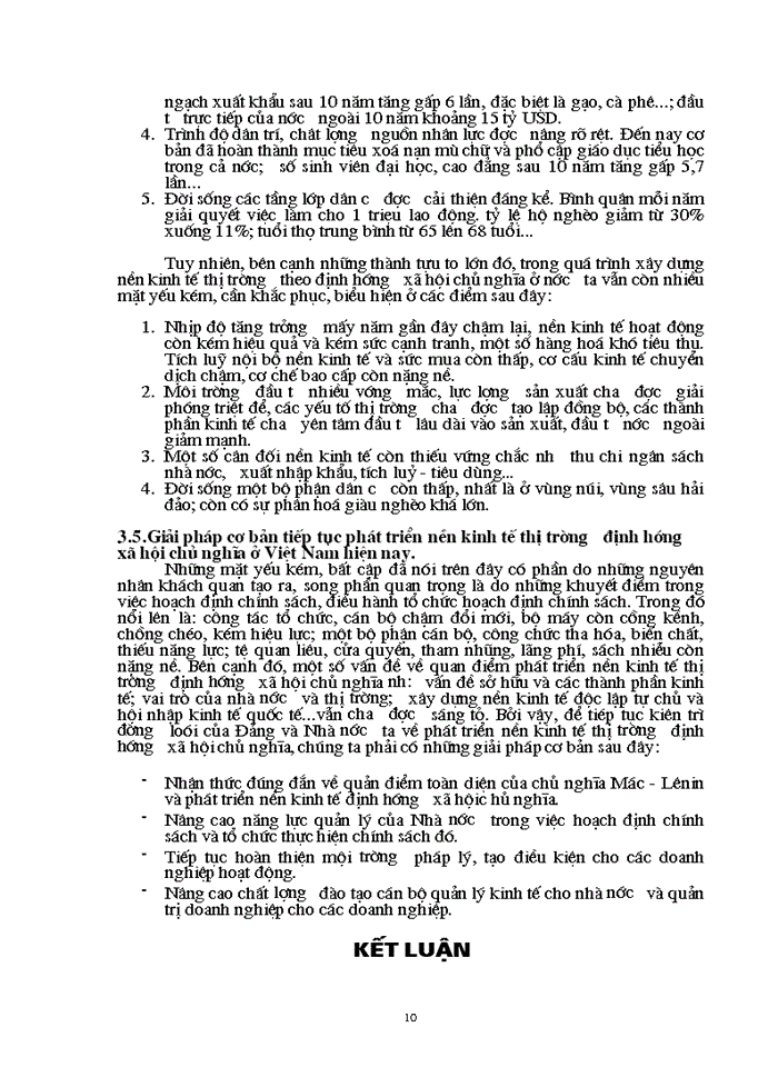 image for page Triết mác Quan điểm toàn diện về triết học Mác - Lênin và sự vận dụng nó vào quá trình Xây dựng nền Kinh tế Thị trường ở Việt Nam hiện nay