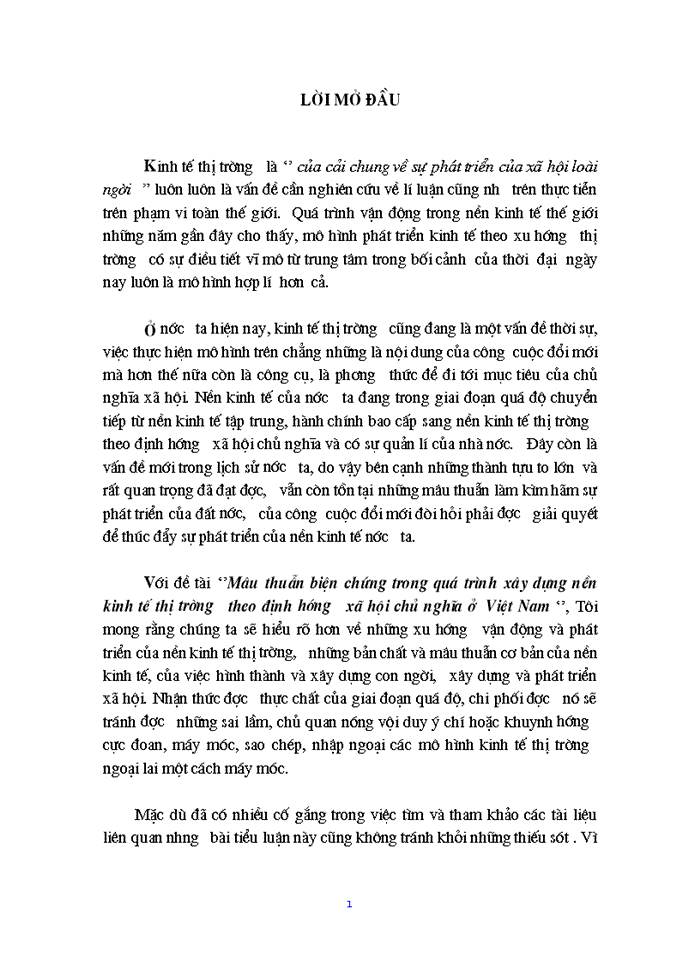 image for page Triết mác Mâu thuẫn biện chứng trong quá trình Xây dựng nền Kinh tế Thị trường theo định hướng Xã hội Chủ nghĩa ở Việt Nam