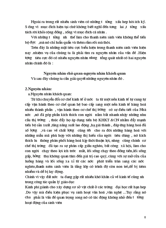 image for page Lối sống và phương hướng giáo dục đạo đức cho thanh niên sinh viên trong hoàn cảnh hiện nay