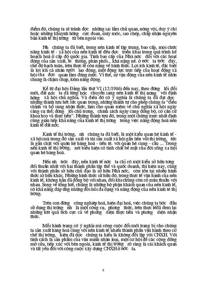 image for page Triết mác Mâu thuẫn biện chứng trong quá trình Xây dựng nền Kinh tế Thị trường theo định hướng Xã hội Chủ nghĩa ở Việt Nam