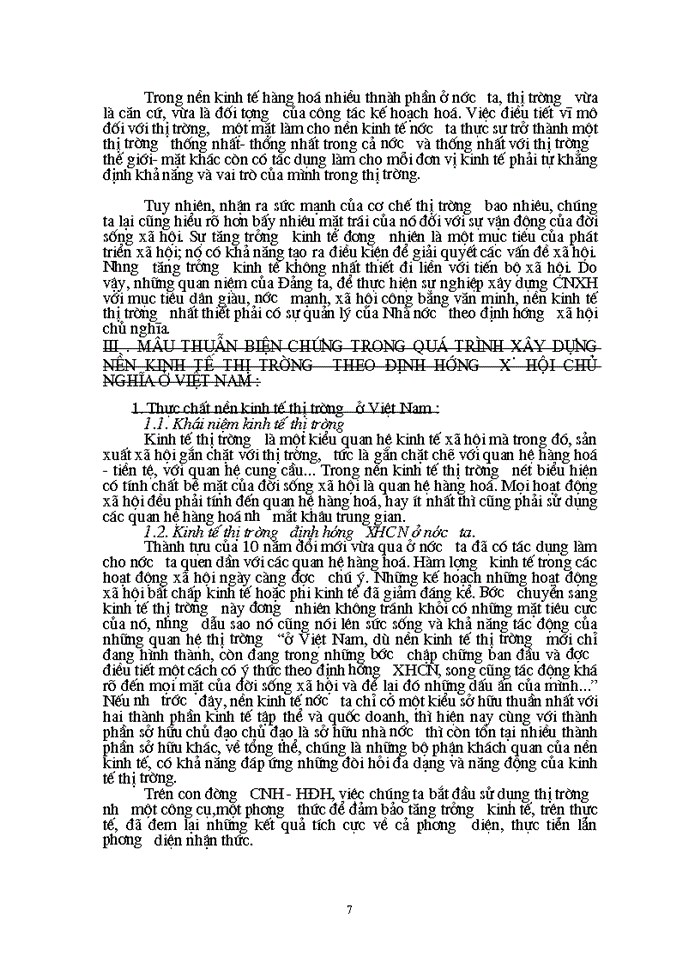 image for page Triết mác Mâu thuẫn biện chứng trong quá trình Xây dựng nền Kinh tế Thị trường theo định hướng Xã hội Chủ nghĩa ở Việt Nam