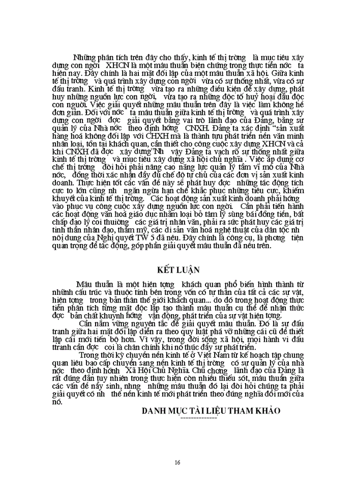 image for page Triết mác Mâu thuẫn biện chứng trong quá trình Xây dựng nền Kinh tế Thị trường theo định hướng Xã hội Chủ nghĩa ở Việt Nam