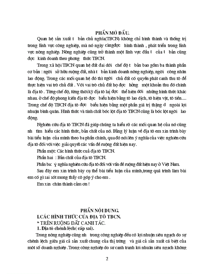 image for page Triết mác Lý luận Địa tô TBCông nghiệp của Mác