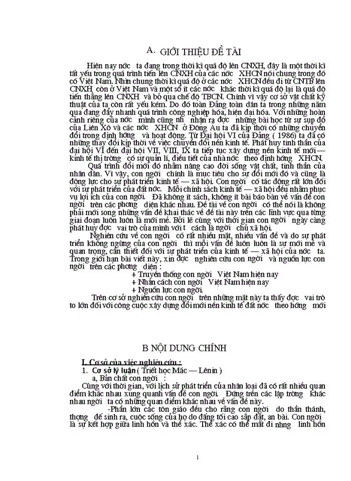 image for page Triết mác Vấn đề con người và nguồn lực con người trong quá trình Xây dựng nền kinh tế mới