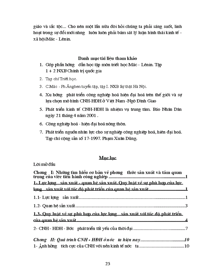 image for page Triết mác Vận dụng quy luật về sự phù hợp của Lực lượng Sản xuất với trình độ phát triển của Quan hệ Sản xuất vào sự nghiệp Công nghiệp hóa - Hiện đại hóa ở Việt Nam