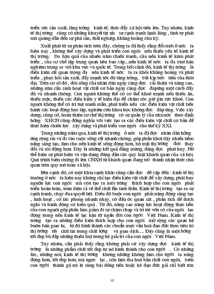 image for page Triết mác Mâu thuẫn biện chứng trong quá trình Xây dựng nền Kinh tế Thị trường theo định hướng Xã hội Chủ nghĩa ở Việt Nam