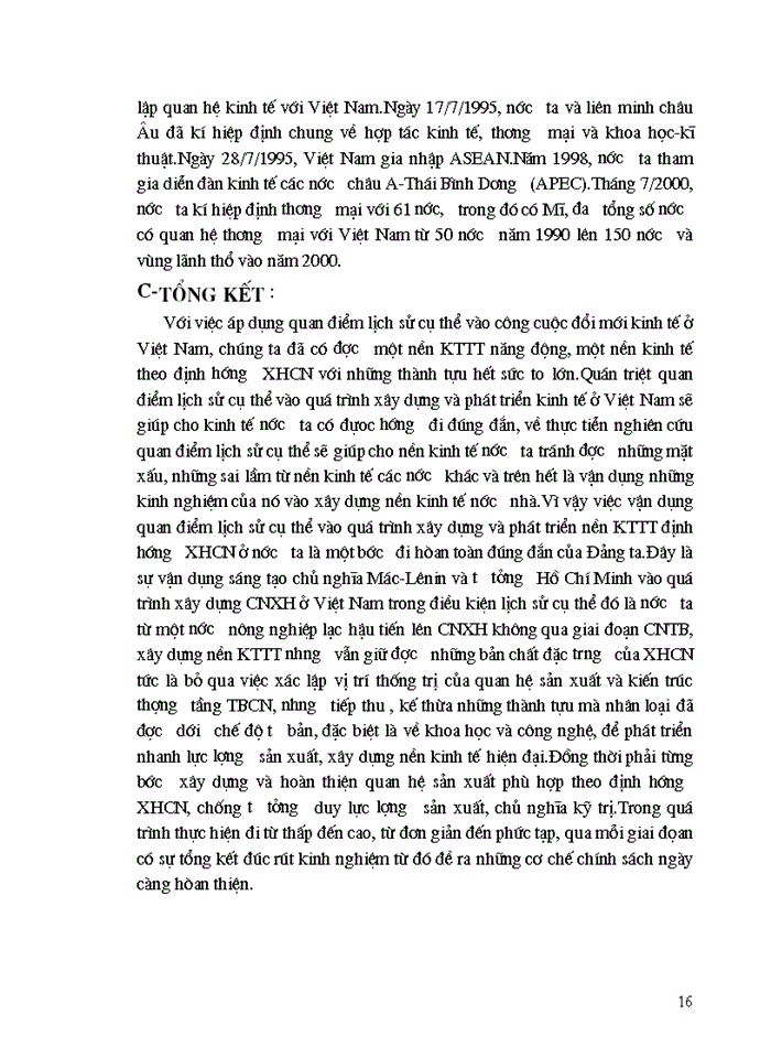 image for page Triết mác Vận dụng quan điểm Lịch sử cụ thể vào việc Xây dựng và phát triển nền Kinh tế Thị trường định hướng Xã hội Chủ nghĩa