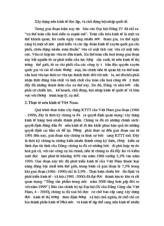 image for page Triết mác Vận dụng quan điểm của triết học Mác - Lênin để phân tích Xây dựng nền Kinh tế Thị trường ở Việt Nam