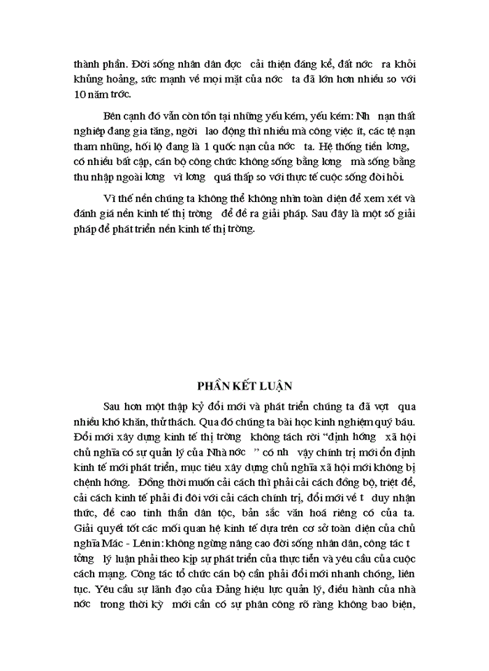 image for page Triết mác Vận dụng quan điểm của triết học Mác - Lênin để phân tích Xây dựng nền Kinh tế Thị trường ở Việt Nam