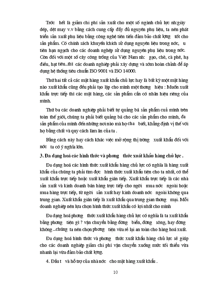 image for page Một số kiến nghị đối với mặt hàng Xuất khẩu chủ lực của Việt Nam