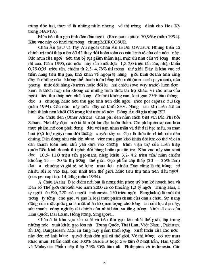 image for page Thực trạng và Một số Giải pháp nhằm góp phần tăng kim ngạch Xuất khẩu gạo trong năm 2001 và 1 vài năm tới