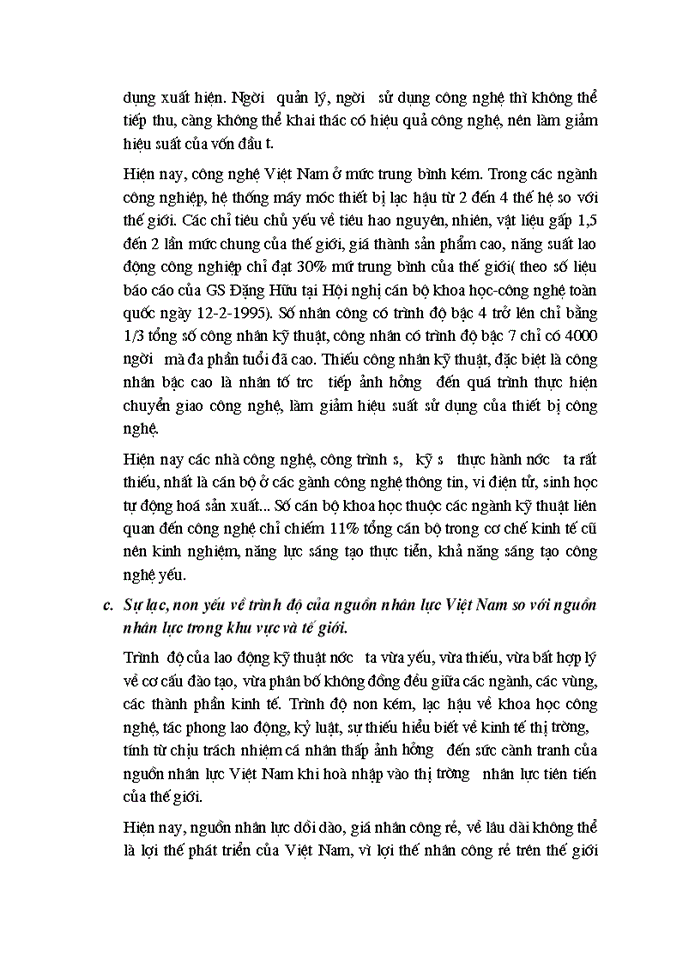 image for page Nguồn nhân lực Công nghiệp phục vụ Công nghiệp hóa - Hiện đại hóa đất nước