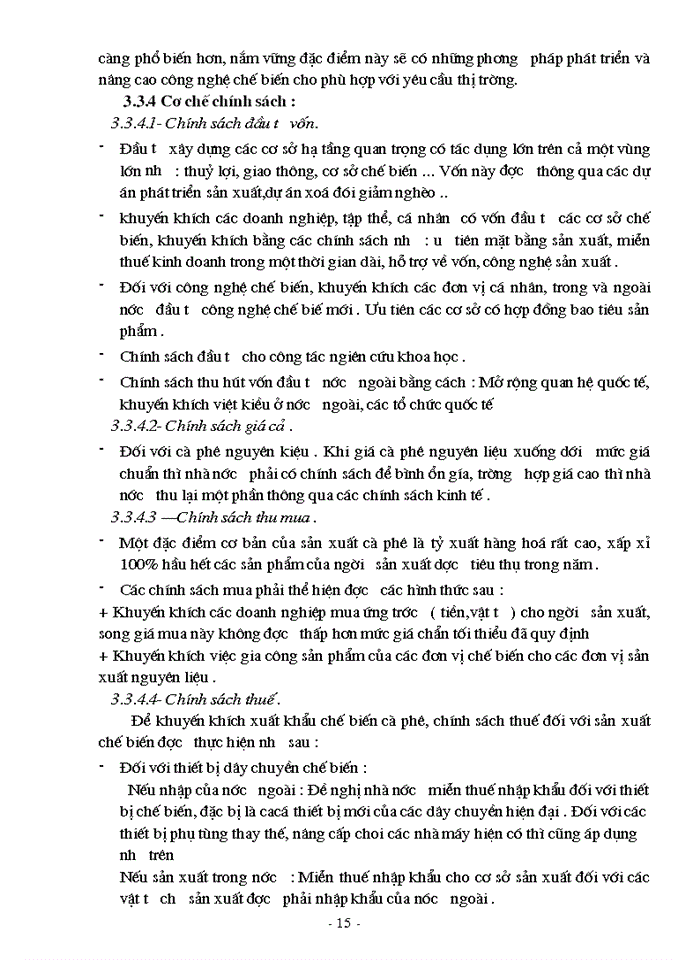 image for page Phát triển Công nghiệp chế biến ở Việt Nam nhằm tăng sức cạnh tranh của cà phê Xuất khẩu